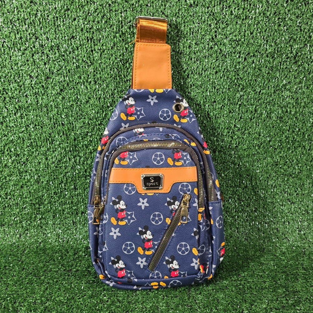 Mickey Mouse Sling Bag - Navy Blue
